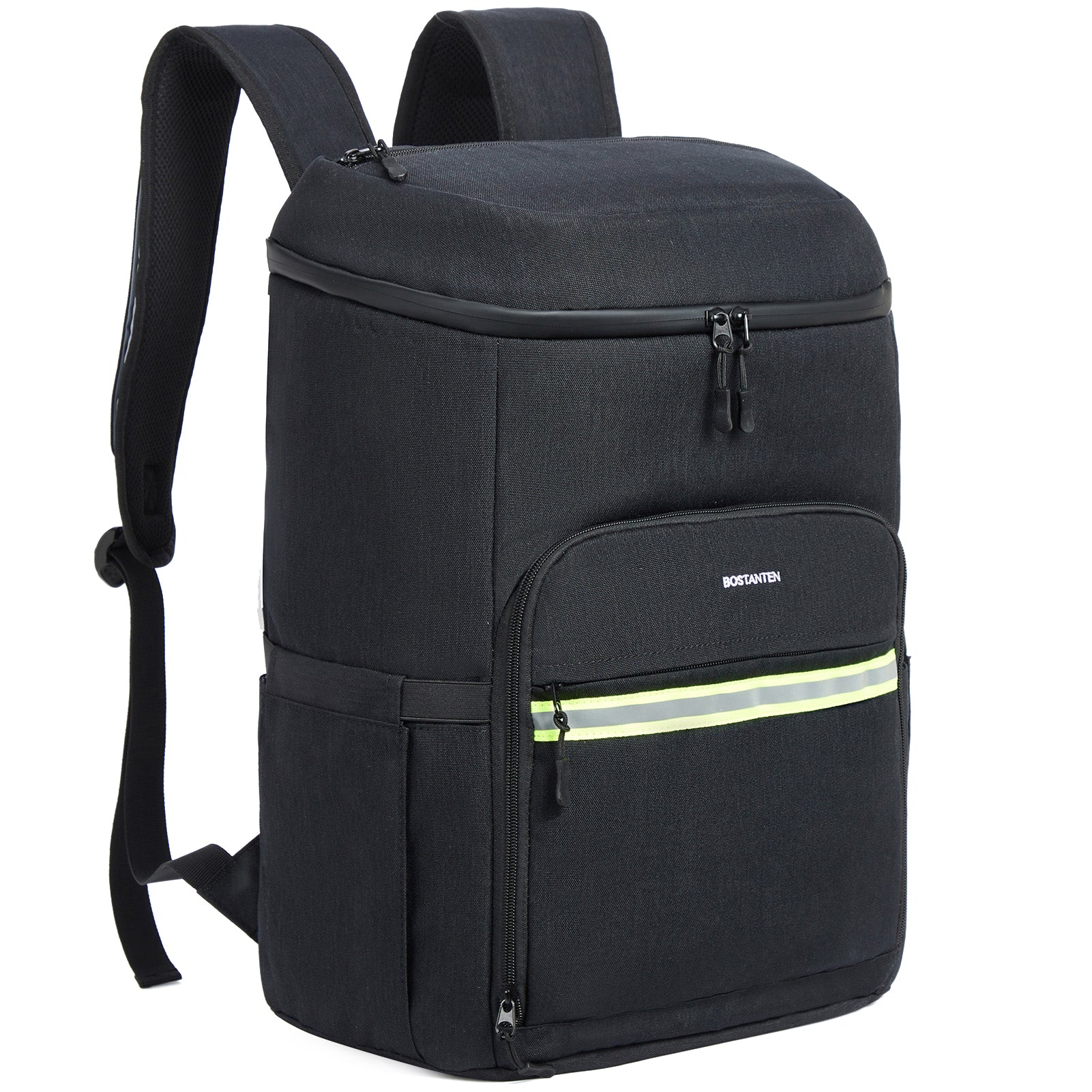 Backpack Cooler - 30 Cans Leakproof Insulated Cooler Backpack with Trolley Sleeve, Lightweight Soft Cooler Bag