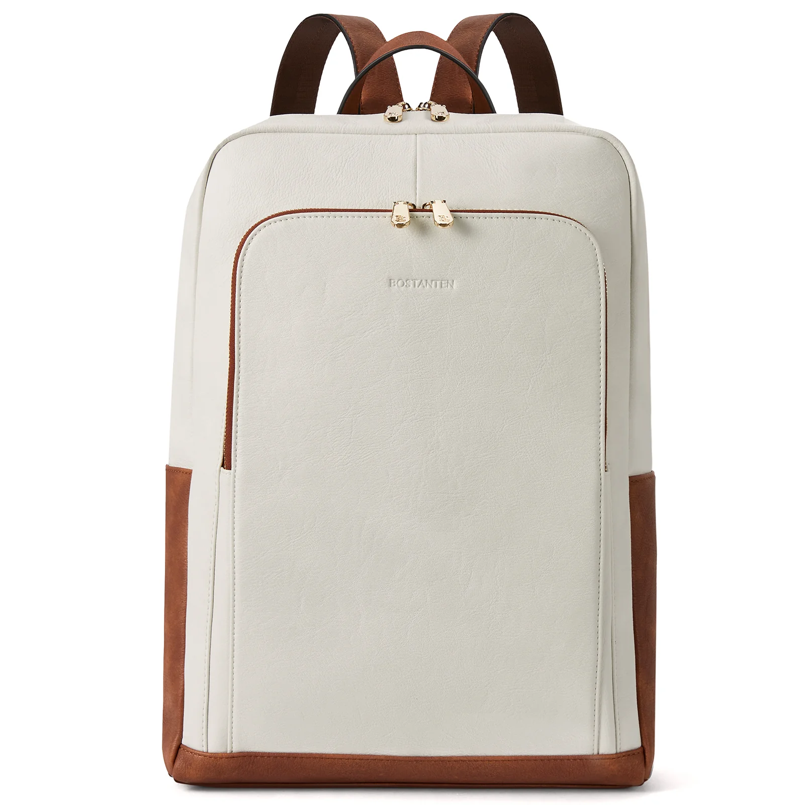 Baish Women Leather Laptop Backpack Travel Business Work Daypack