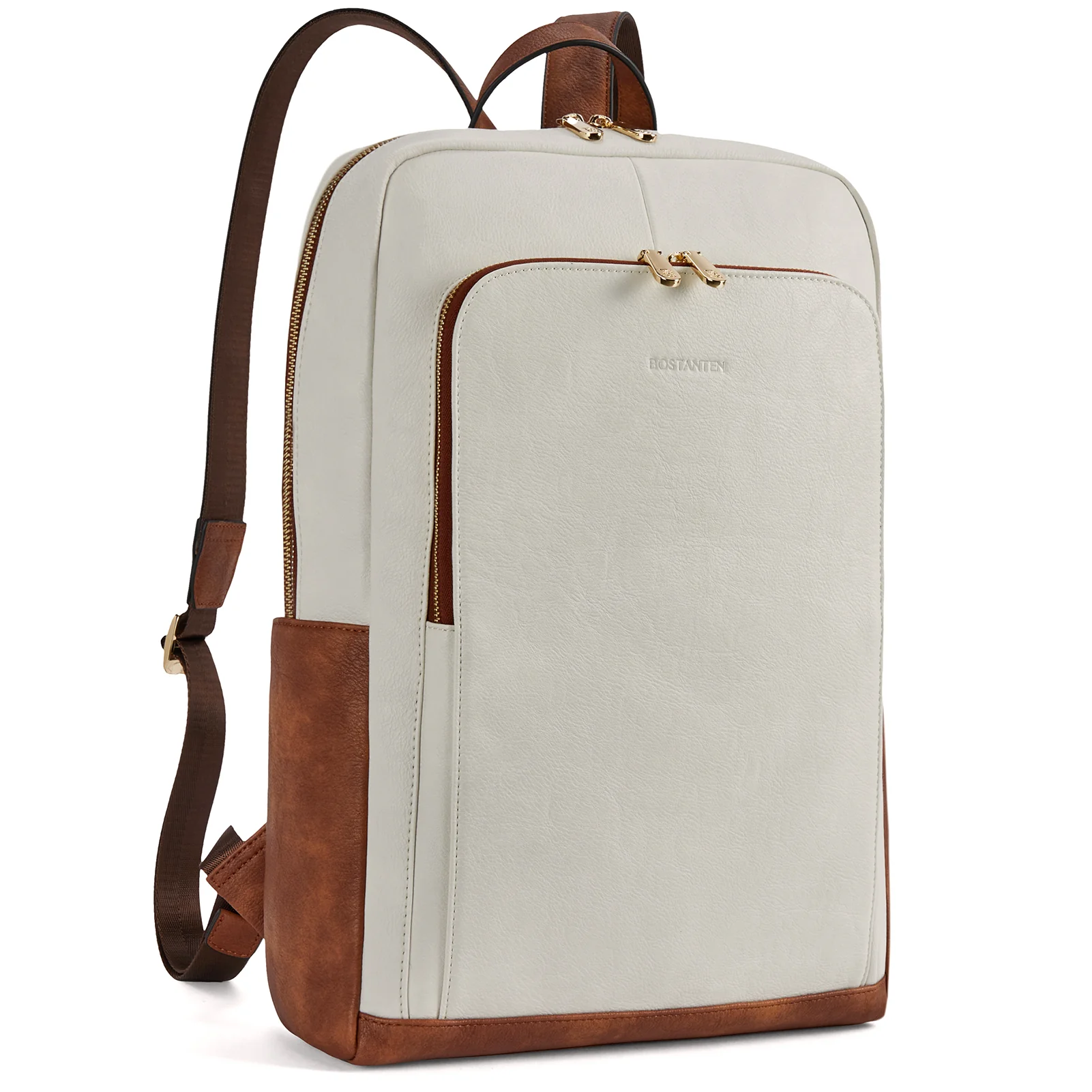 Baish Women Leather Laptop Backpack Travel Business Work Daypack - Image 7
