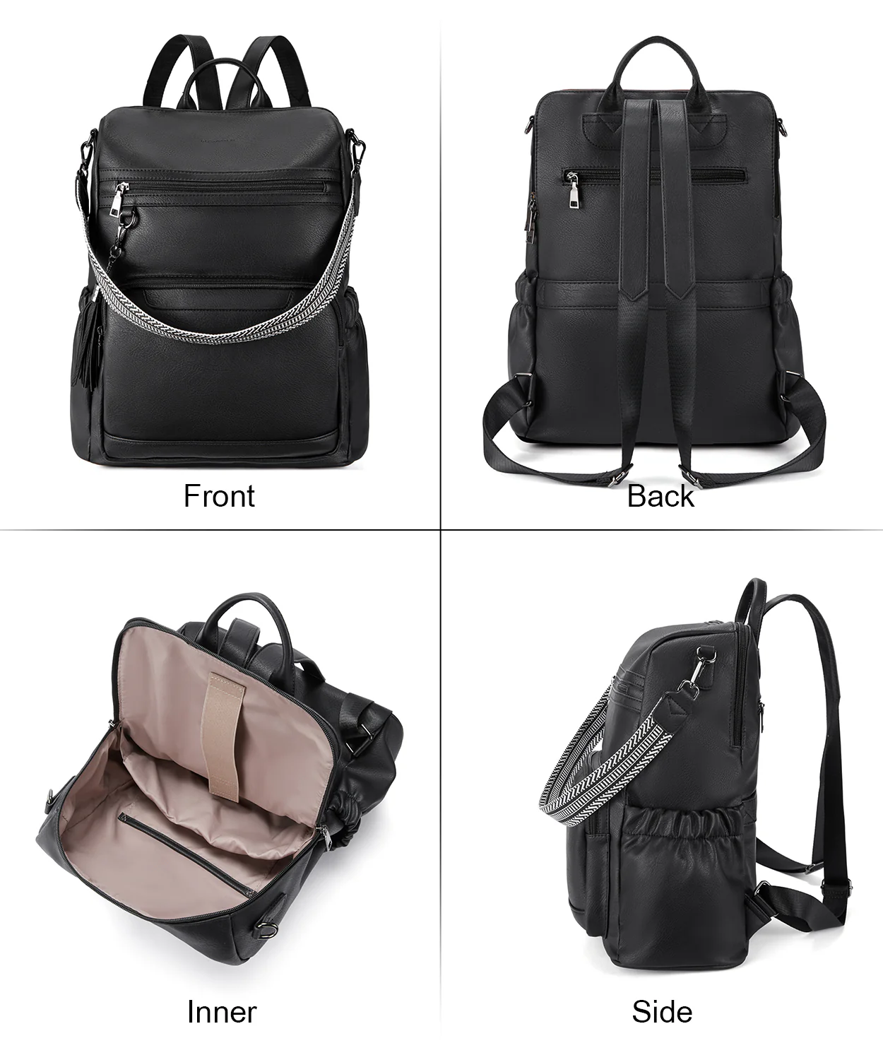 Nombongo Large Convertible Backpack Travel Bag - Two Sizes - Image 55