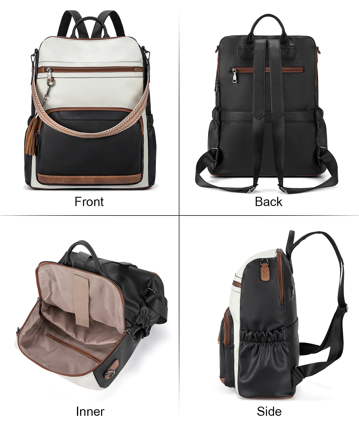 Nombongo Large Convertible Backpack Travel Bag - Two Sizes - Image 68