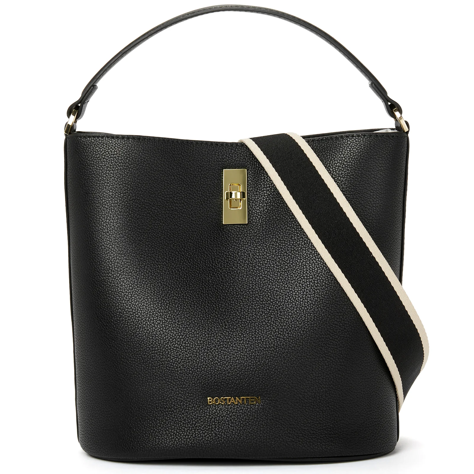 BOSTANTEN Leather Handbags for Women Designer Hobo Bucket Purses Fashion Ladies Crossbody Bags for Work Travel Daily