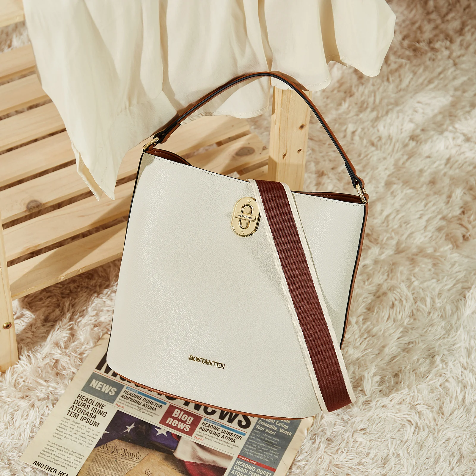 BOSTANTEN Leather Handbags for Women Designer Hobo Bucket Purses Fashion Ladies Crossbody Bags for Work Travel Daily - Image 18