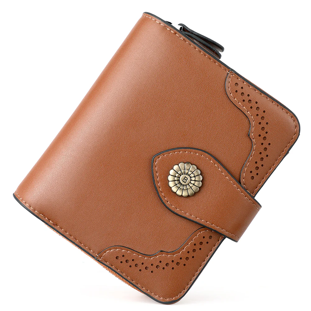 Rozenn Full Grain Leather Money Clip Wallet —— Small Bifold - Image 17