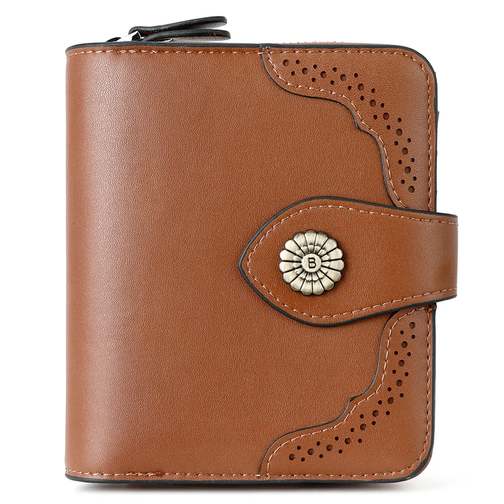 Rozenn Full Grain Leather Money Clip Wallet —— Small Bifold - Image 18