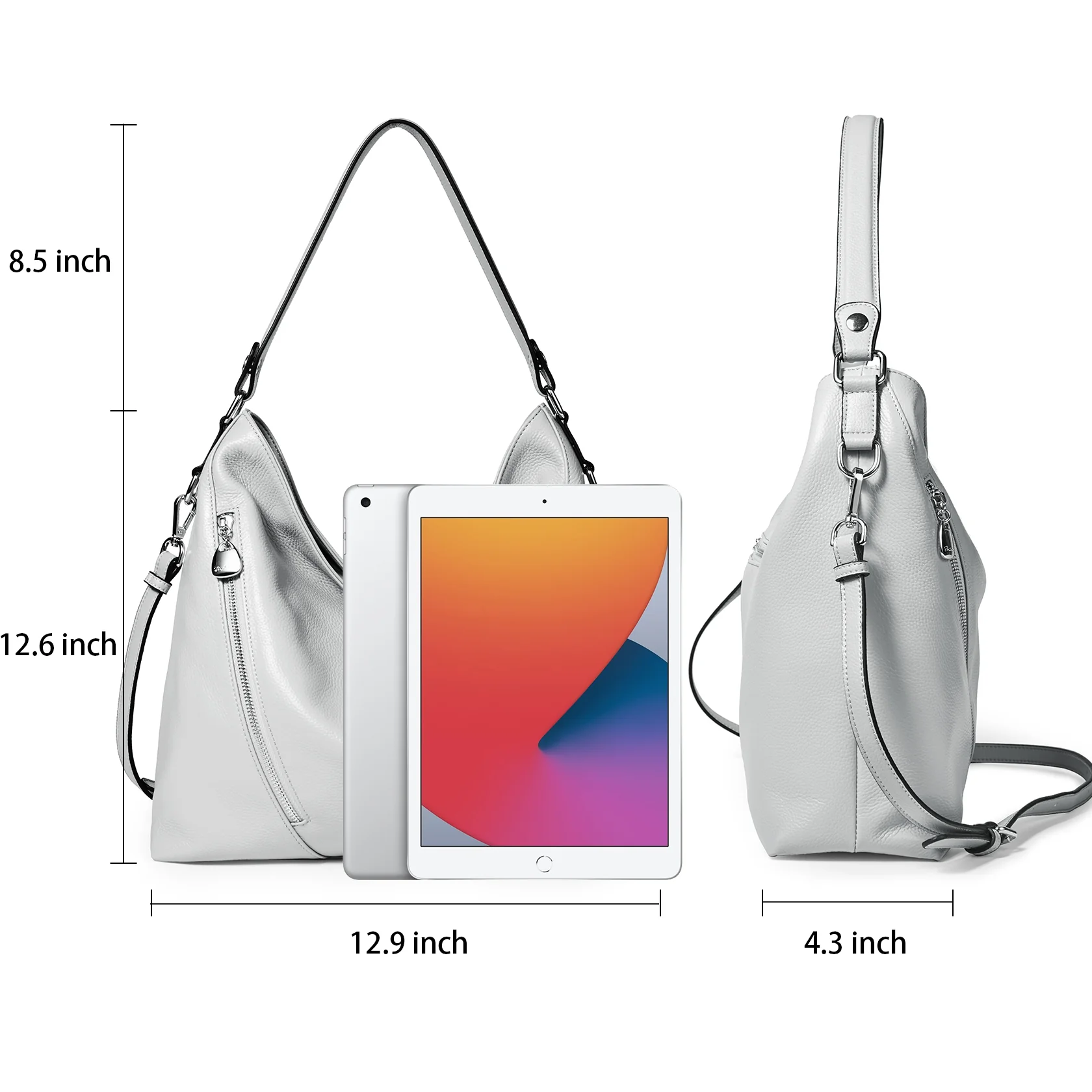 Kweli Luxurious Leather Shoulder Tote Bag - Handcrafted with Attention to Detail - Image 13