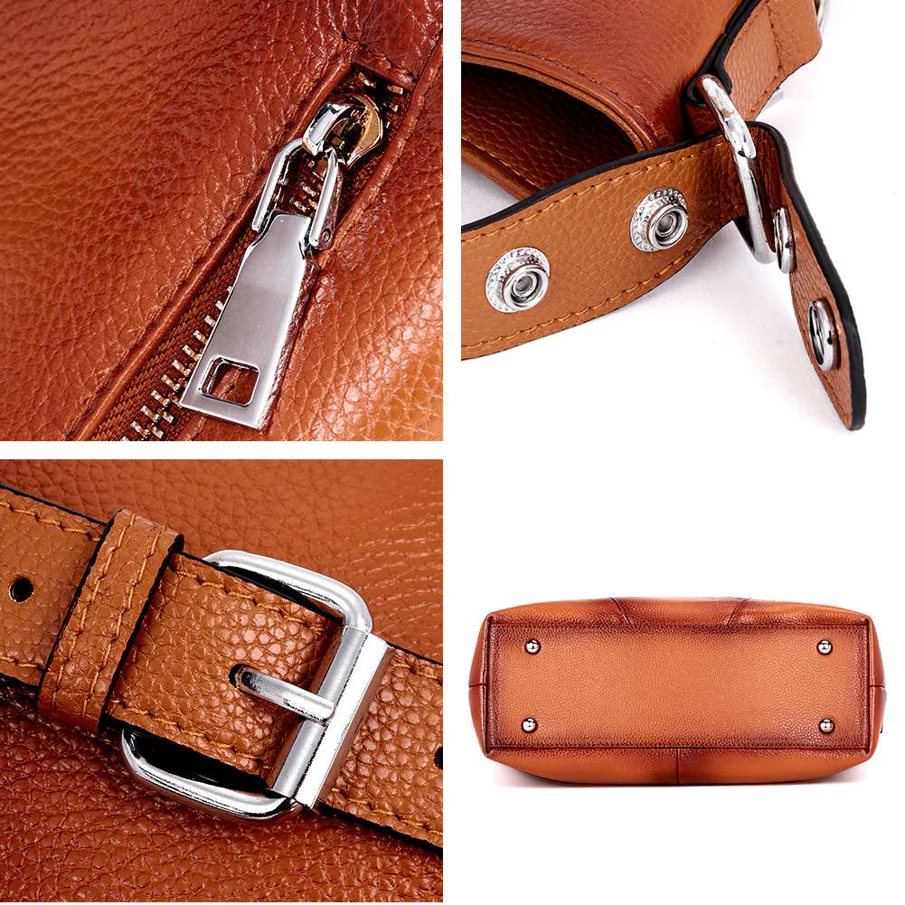 Kweli Luxurious Leather Shoulder Tote Bag - Handcrafted with Attention to Detail - Image 29