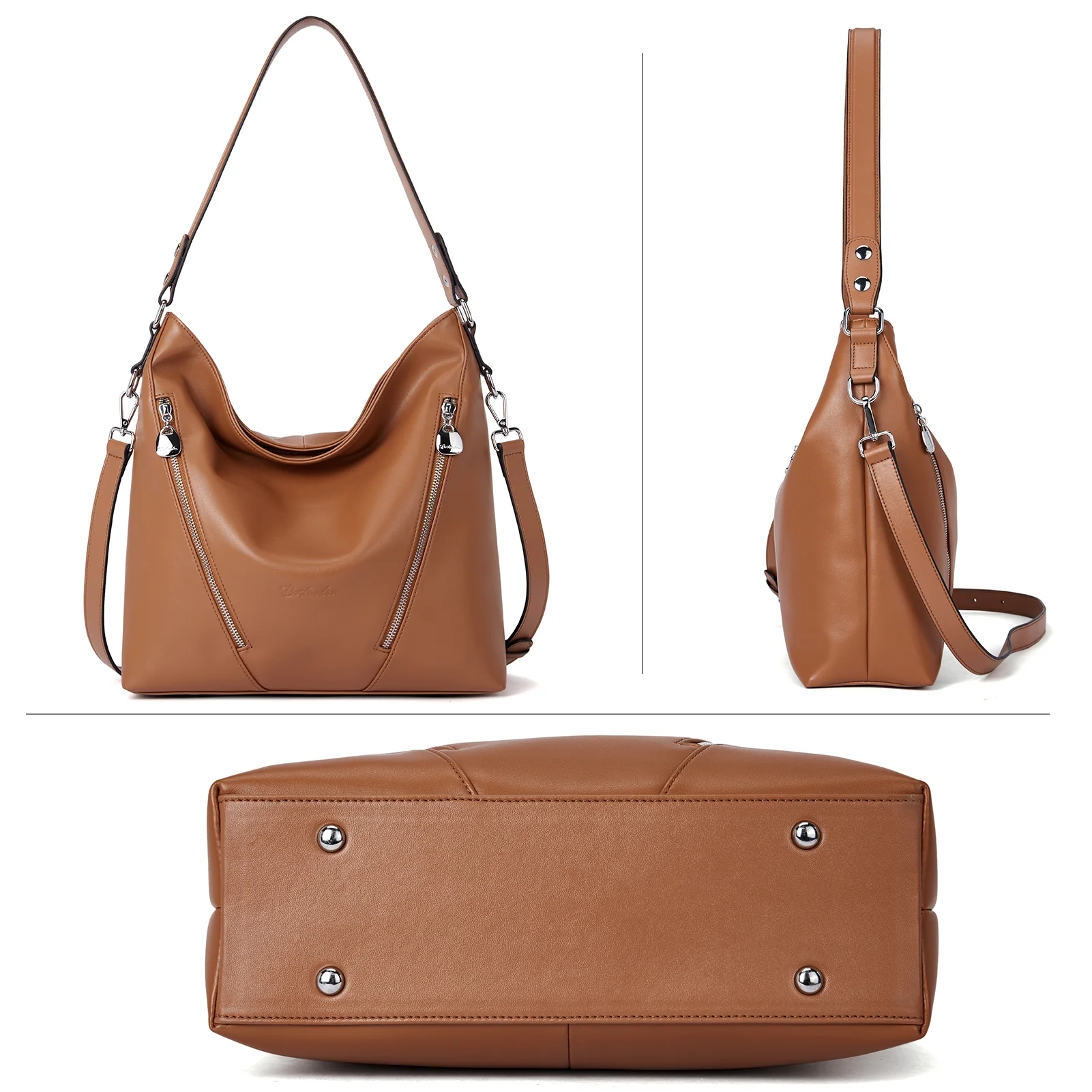 Kweli Luxurious Leather Shoulder Tote Bag - Handcrafted with Attention to Detail - Image 34