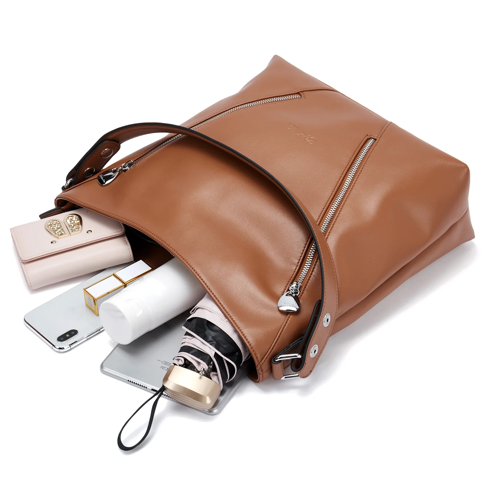 Kweli Luxurious Leather Shoulder Tote Bag - Handcrafted with Attention to Detail - Image 35