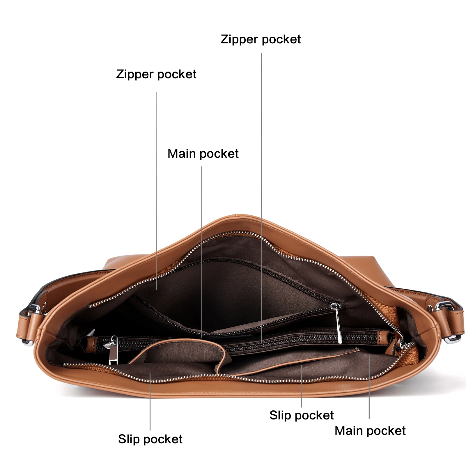 Kweli Luxurious Leather Shoulder Tote Bag - Handcrafted with Attention to Detail - Image 37