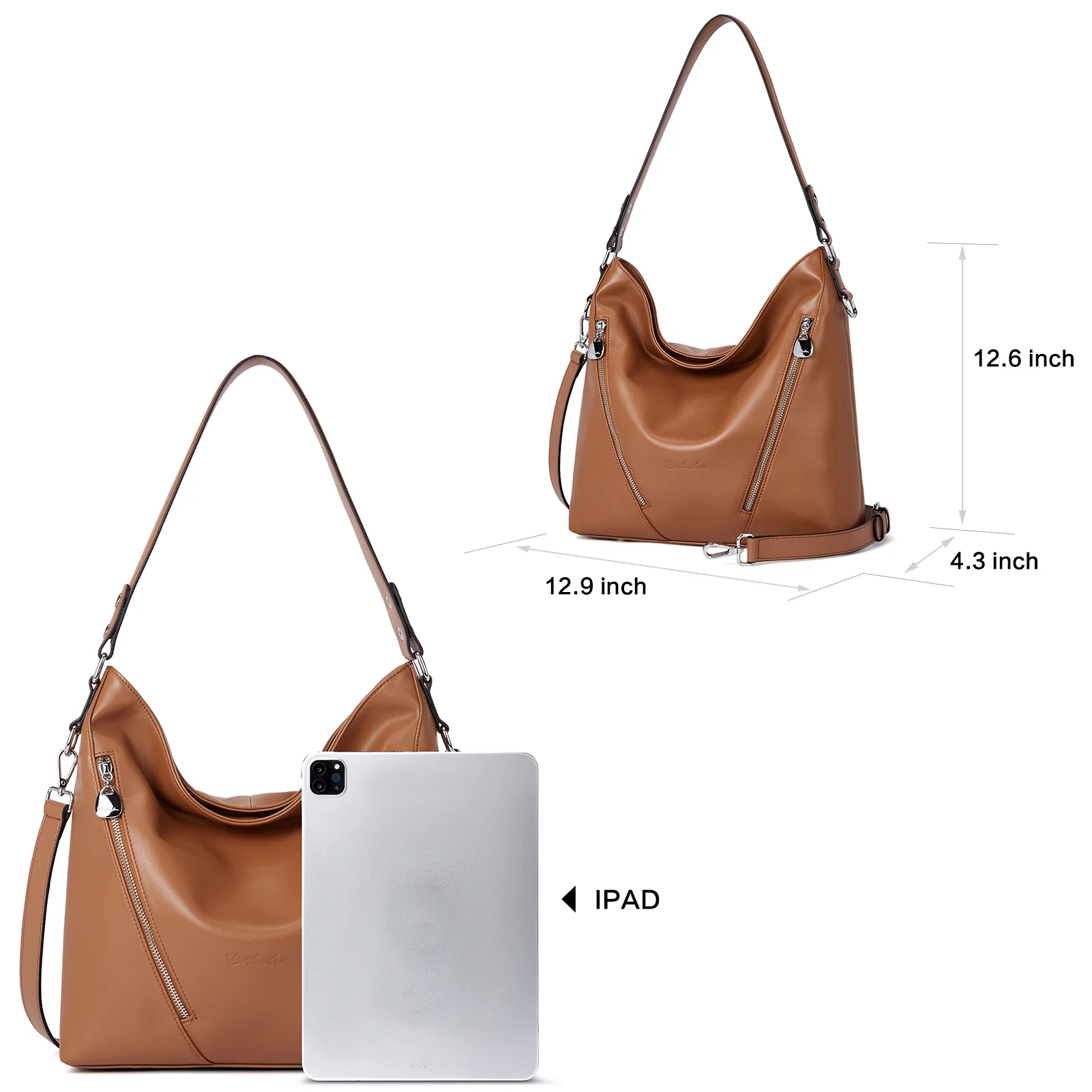 Kweli Luxurious Leather Shoulder Tote Bag - Handcrafted with Attention to Detail - Image 38