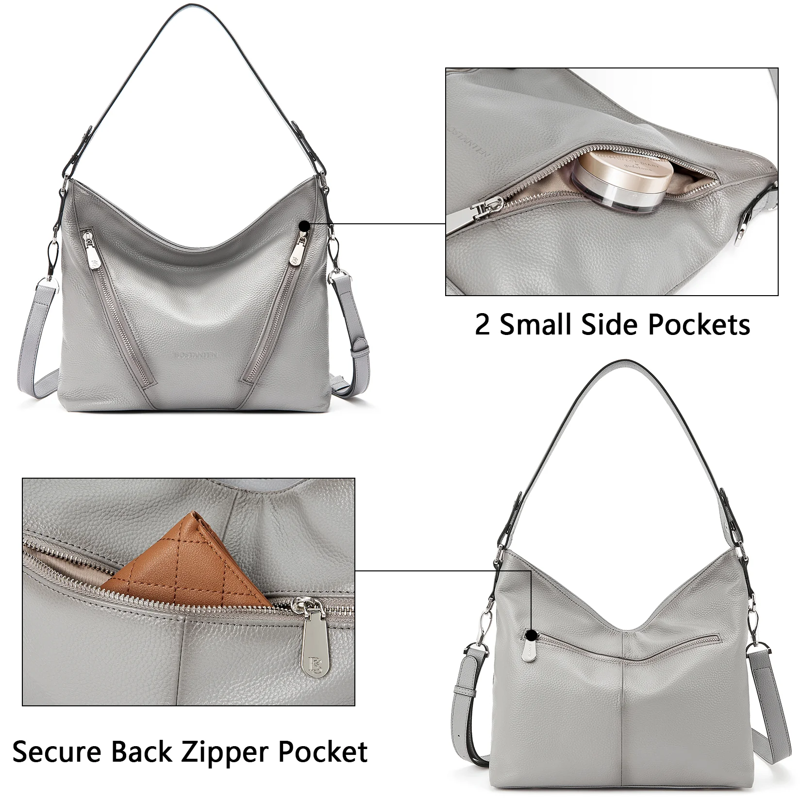Kweli Luxurious Leather Shoulder Tote Bag - Handcrafted with Attention to Detail - Image 43