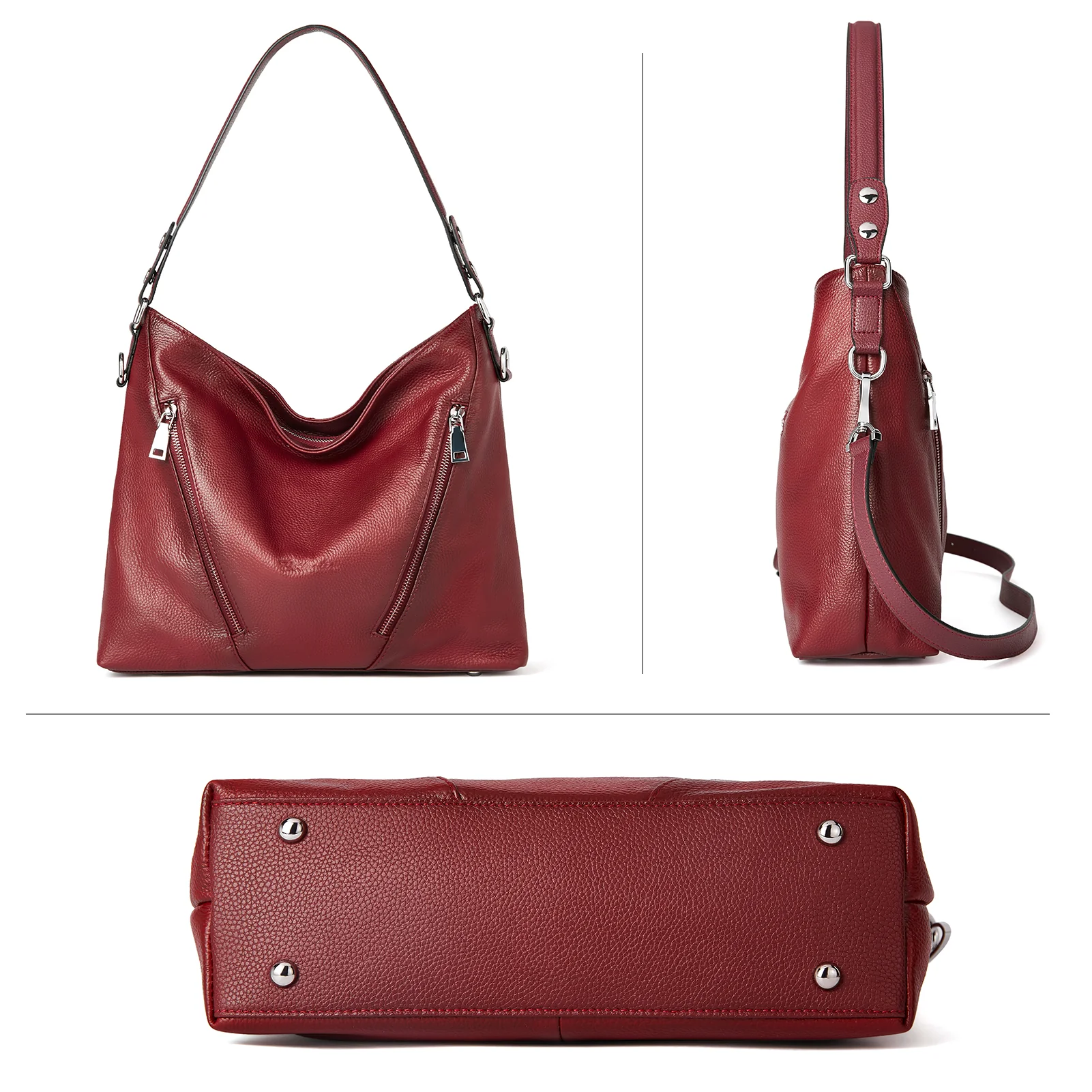 Kweli Luxurious Leather Shoulder Tote Bag - Handcrafted with Attention to Detail - Image 53