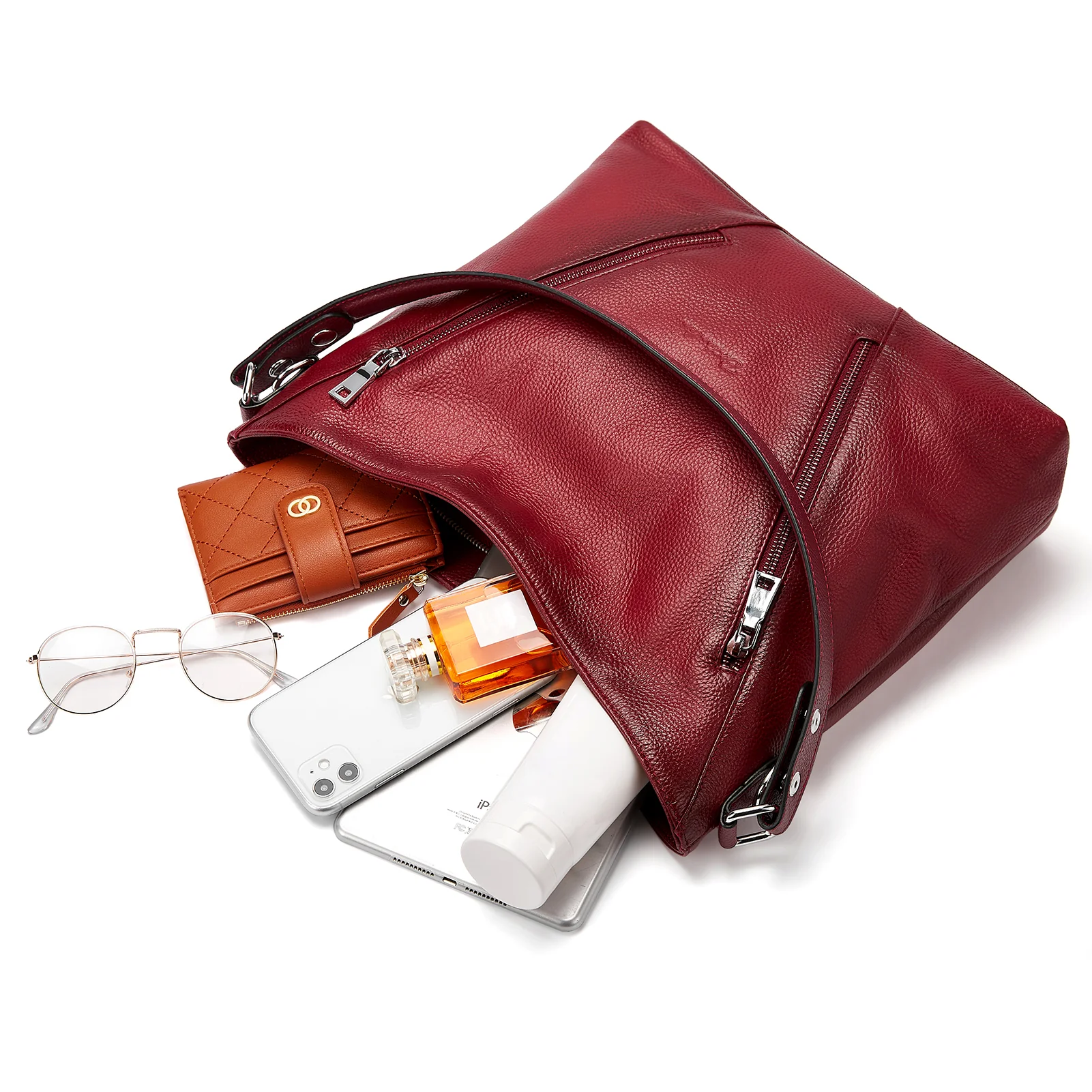 Kweli Luxurious Leather Shoulder Tote Bag - Handcrafted with Attention to Detail - Image 56