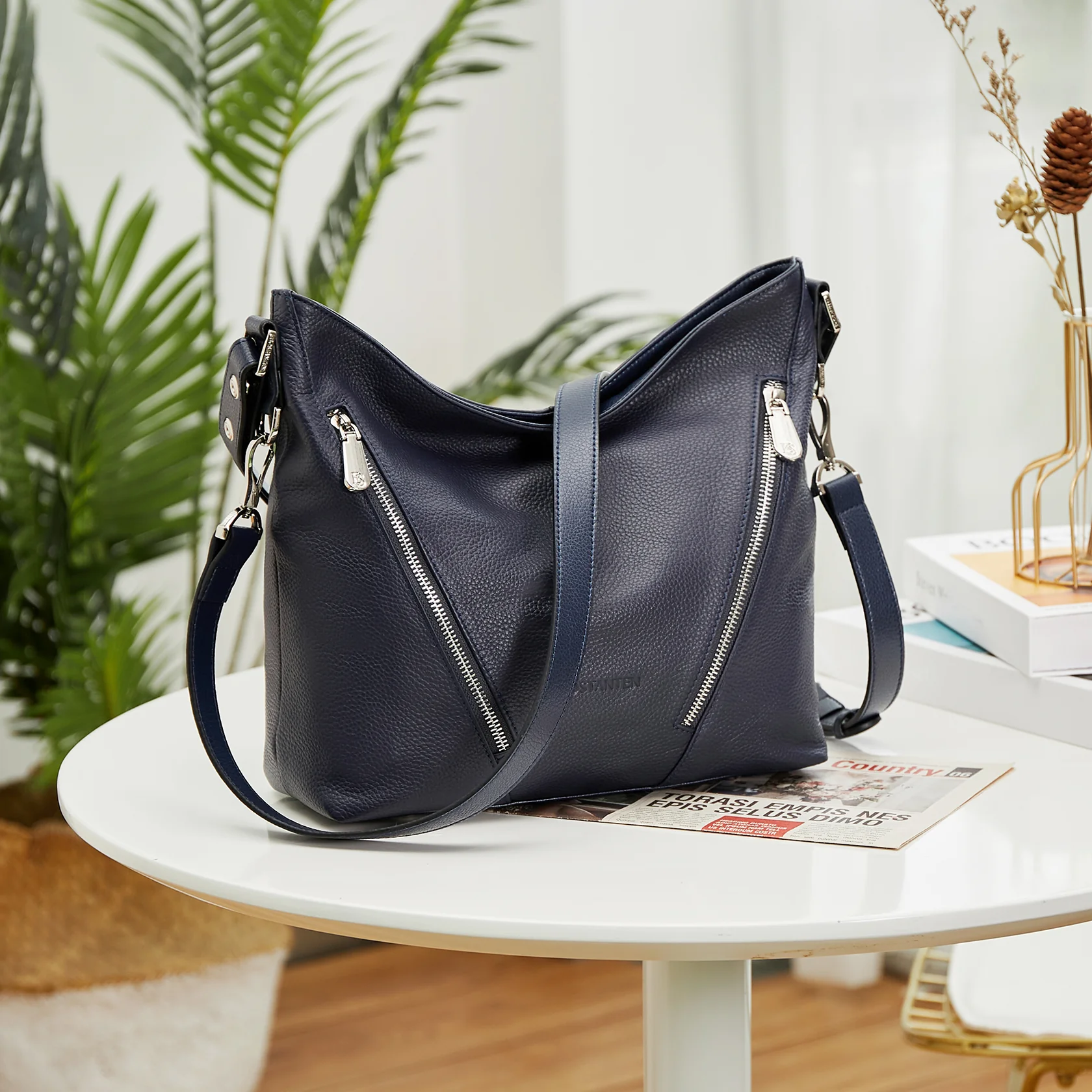 Kweli Luxurious Leather Shoulder Tote Bag - Handcrafted with Attention to Detail - Image 68