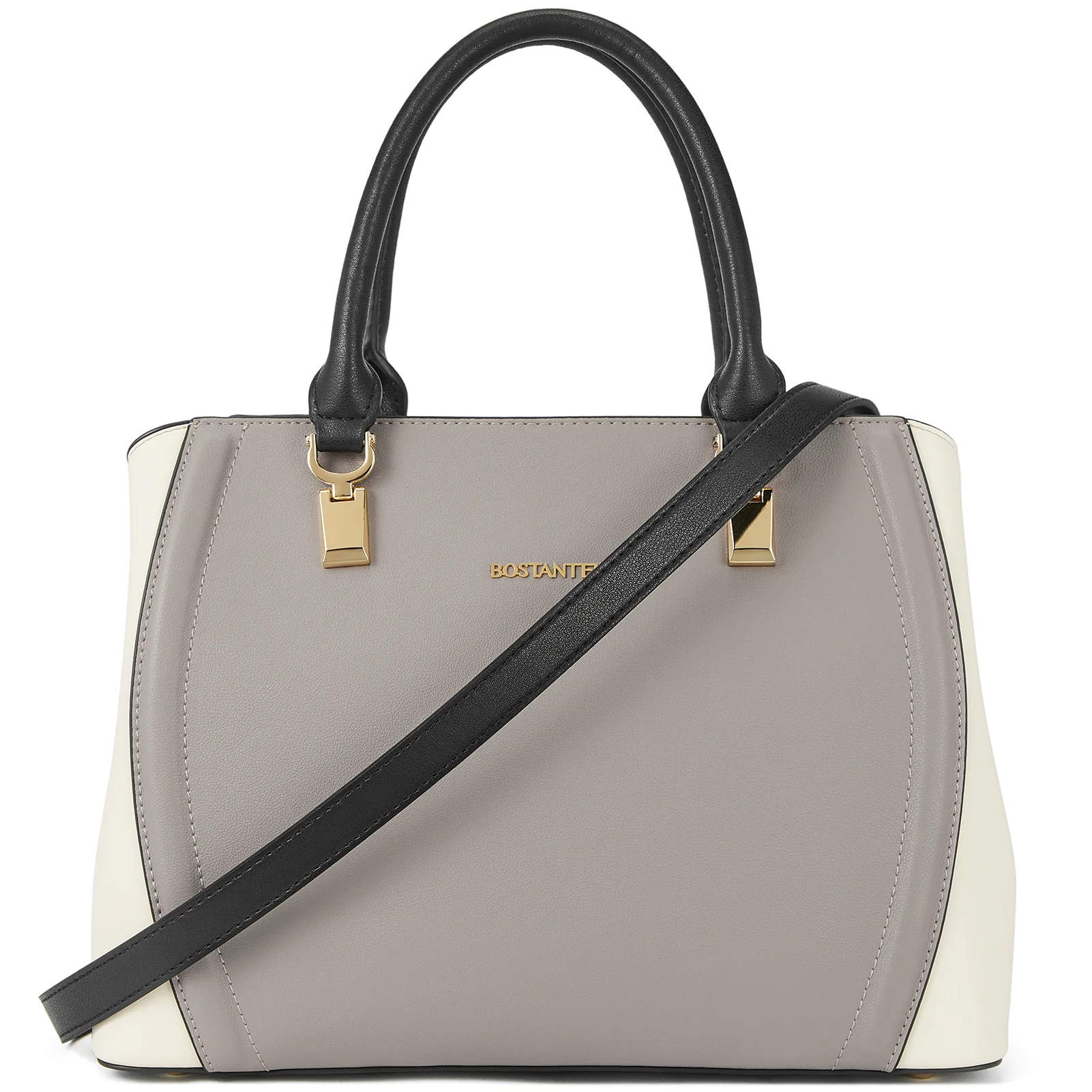 Designer 11'' Leather Satchel With Crossbody Strap - Image 32