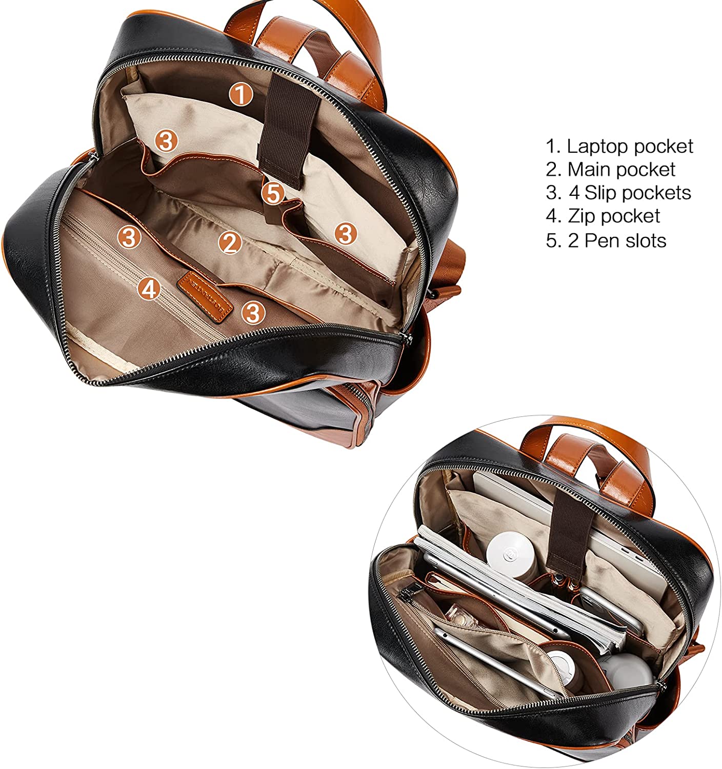 Cruze Timeless Leather Designer Handbag for Any Occasion - Image 11