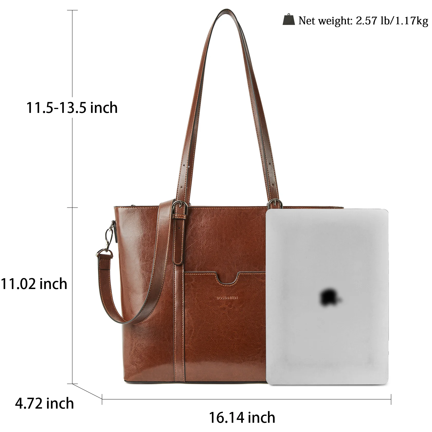 Carol Women Briefcase - Vintage Tote - Image 17