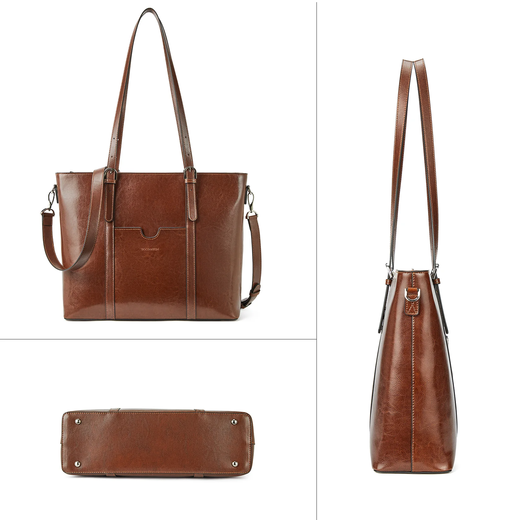 Carol Women Briefcase - Vintage Tote - Image 20