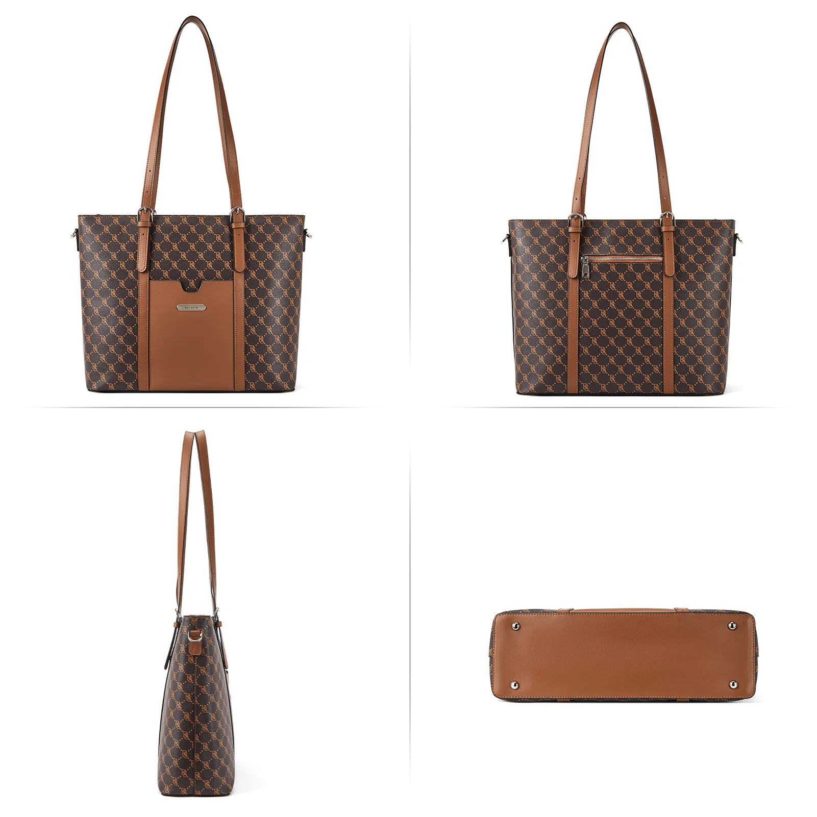 Carol Women Briefcase - Vintage Tote - Image 45