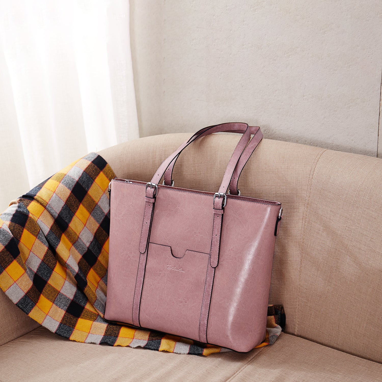 Carol Women Briefcase - Vintage Tote - Image 48