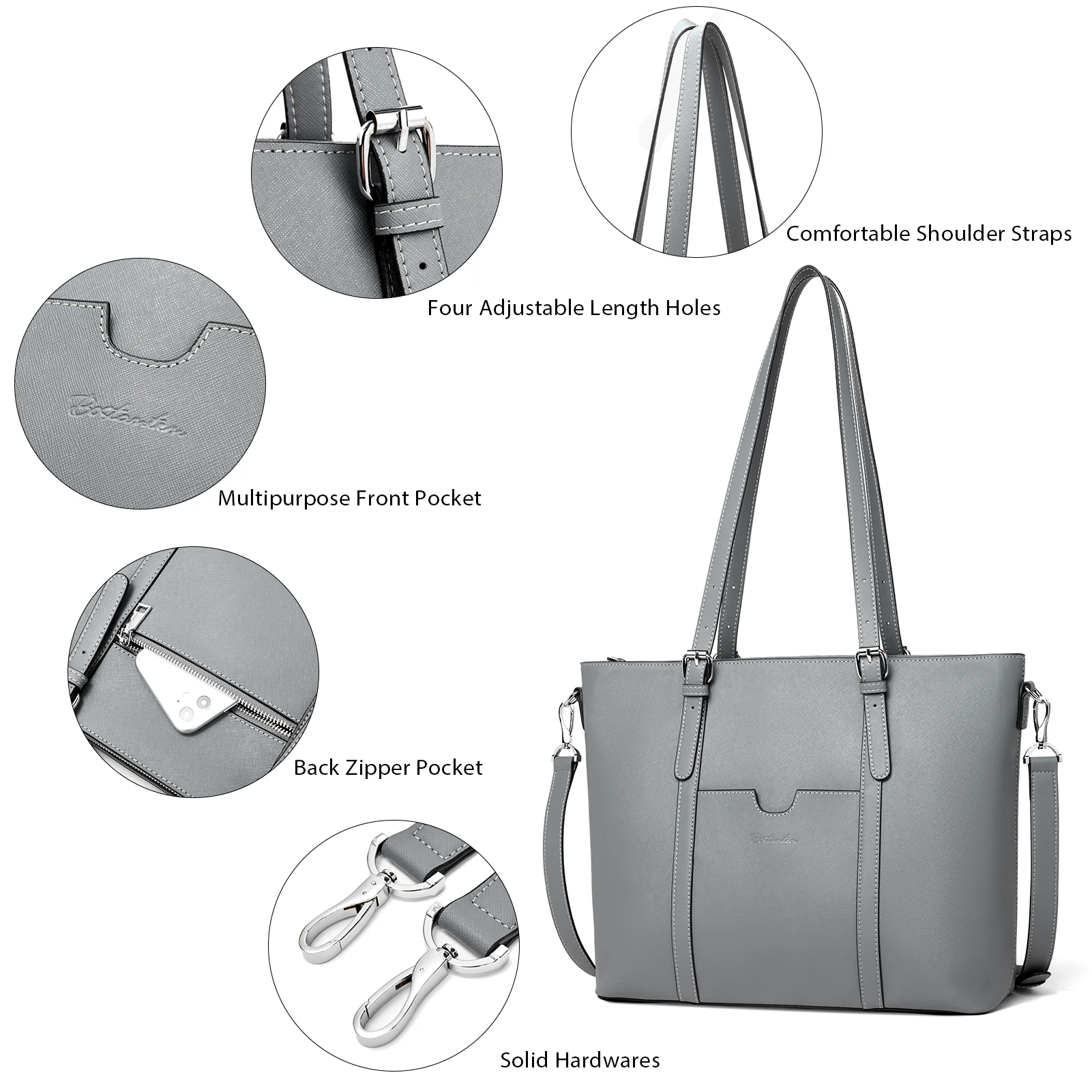 Carol Women Briefcase - Vintage Tote - Image 56