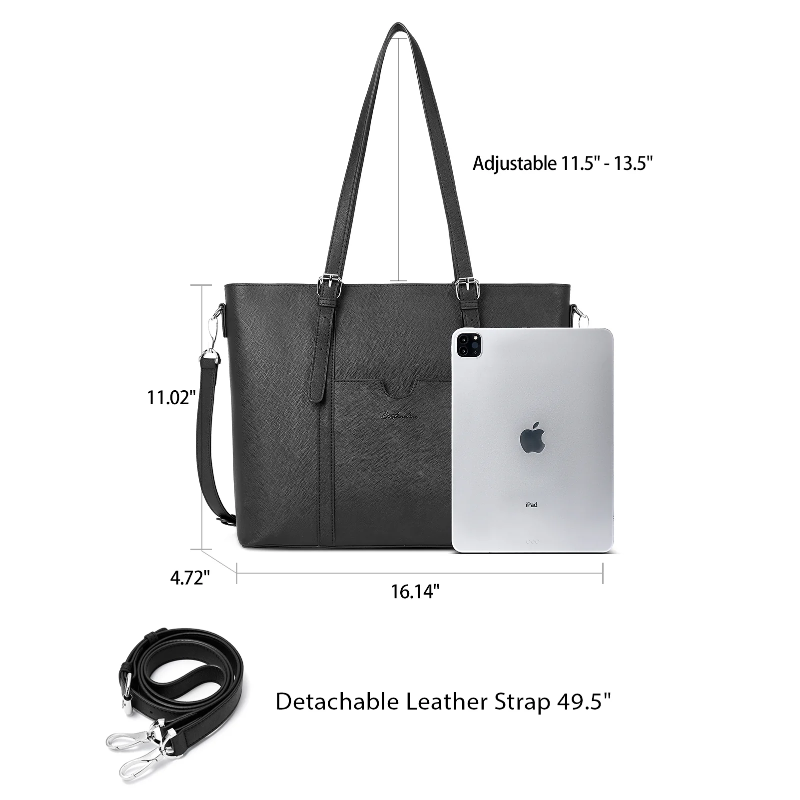 Carol Women Briefcase - Vintage Tote - Image 60