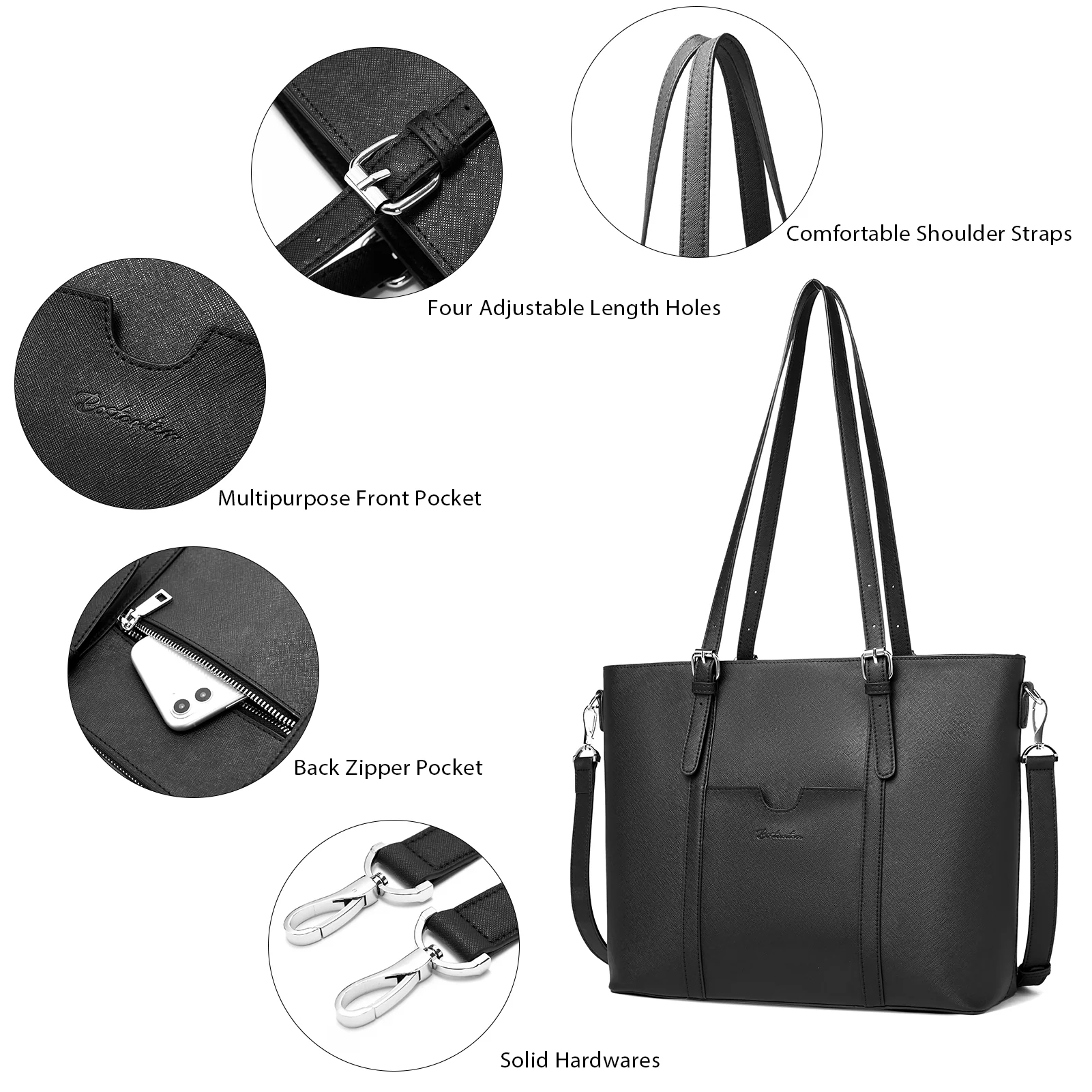 Carol Women Briefcase - Vintage Tote - Image 62