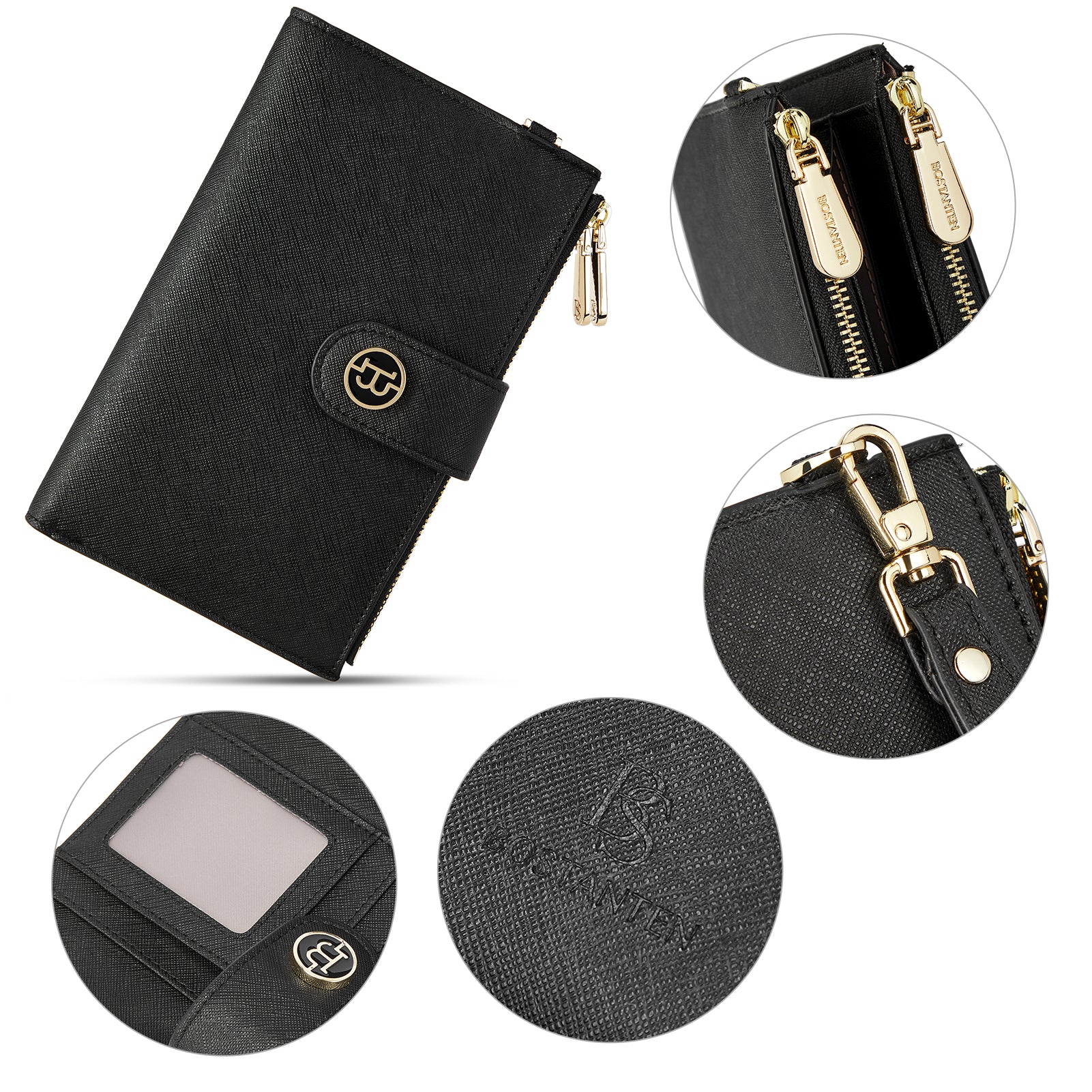 Rozenn Slim Wallet Leather ββ Multi-Function - Image 15