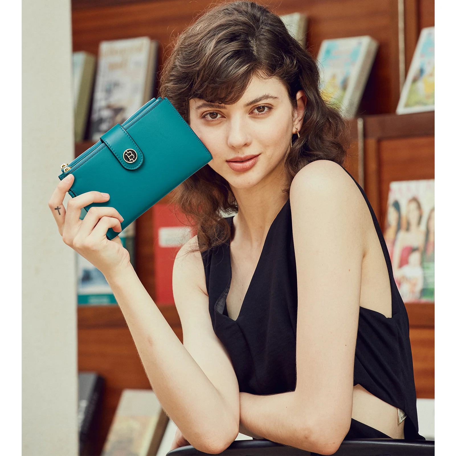 Rozenn Slim Wallet Leather ββ Multi-Function - Image 27