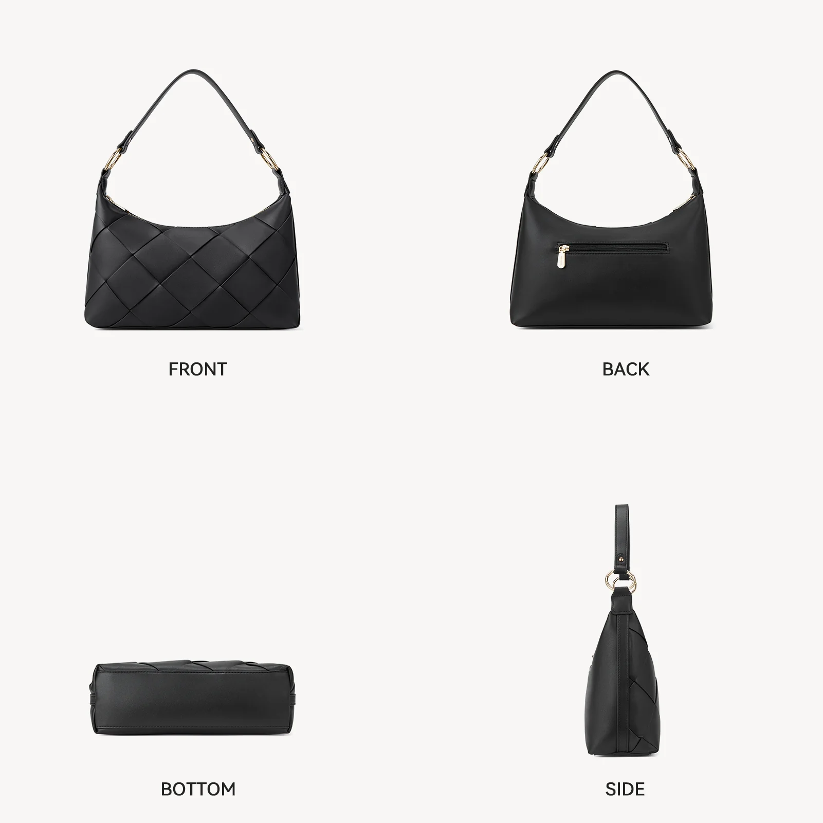Kweli Woven Shoulder Bucket Bag - Image 21