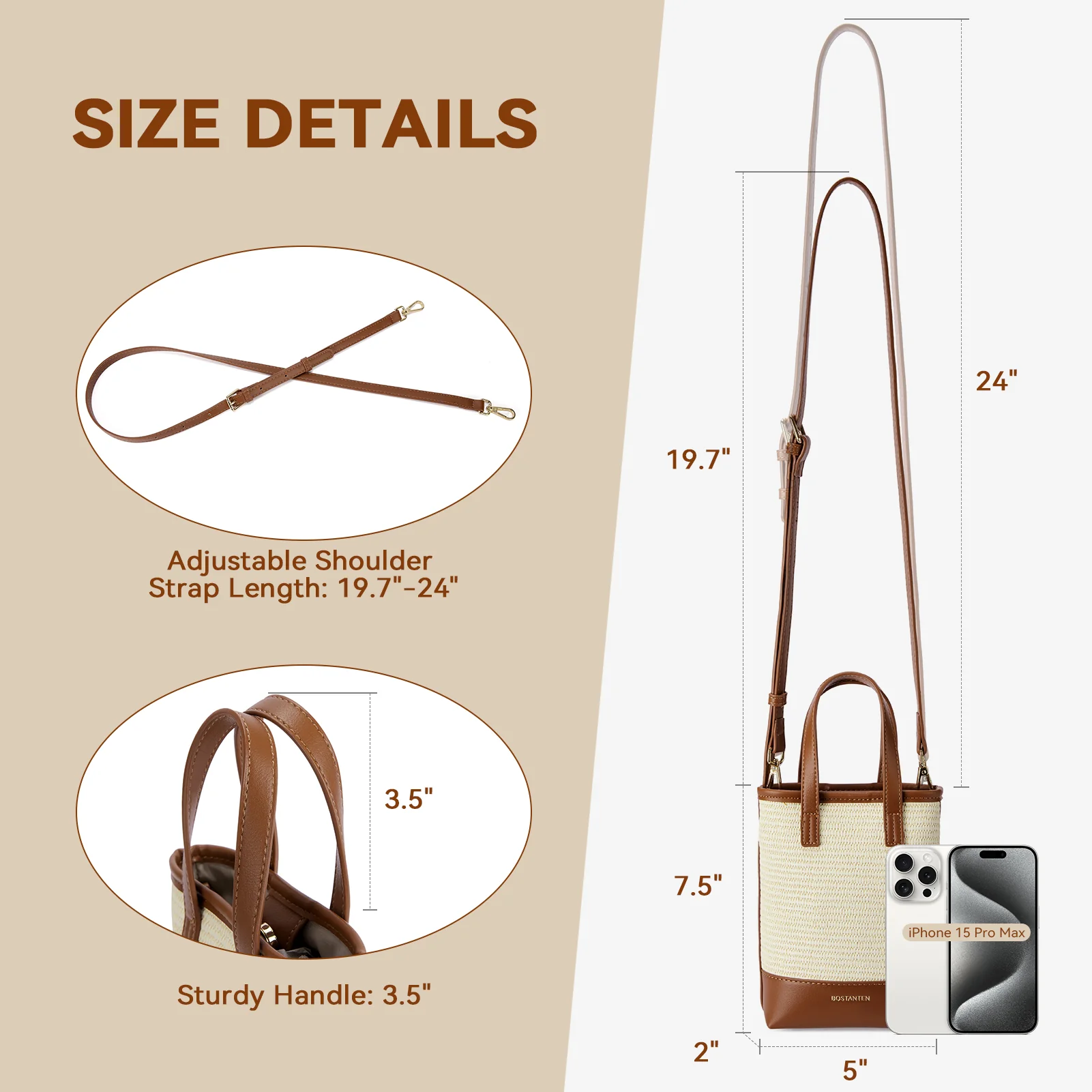 Designer Trendy Phone Crossbody Bag - Image 5