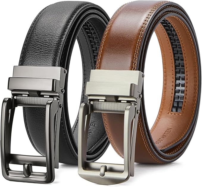 Double Up on Style with Our Two-Pack Leather Belt - Image 25