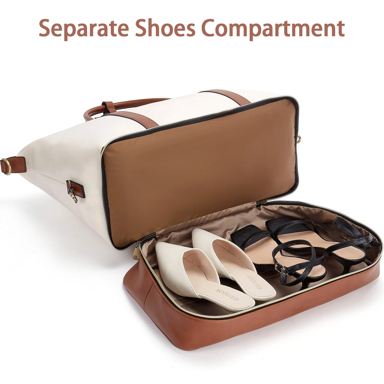 Judea Leather Weekender Bag - Image 10