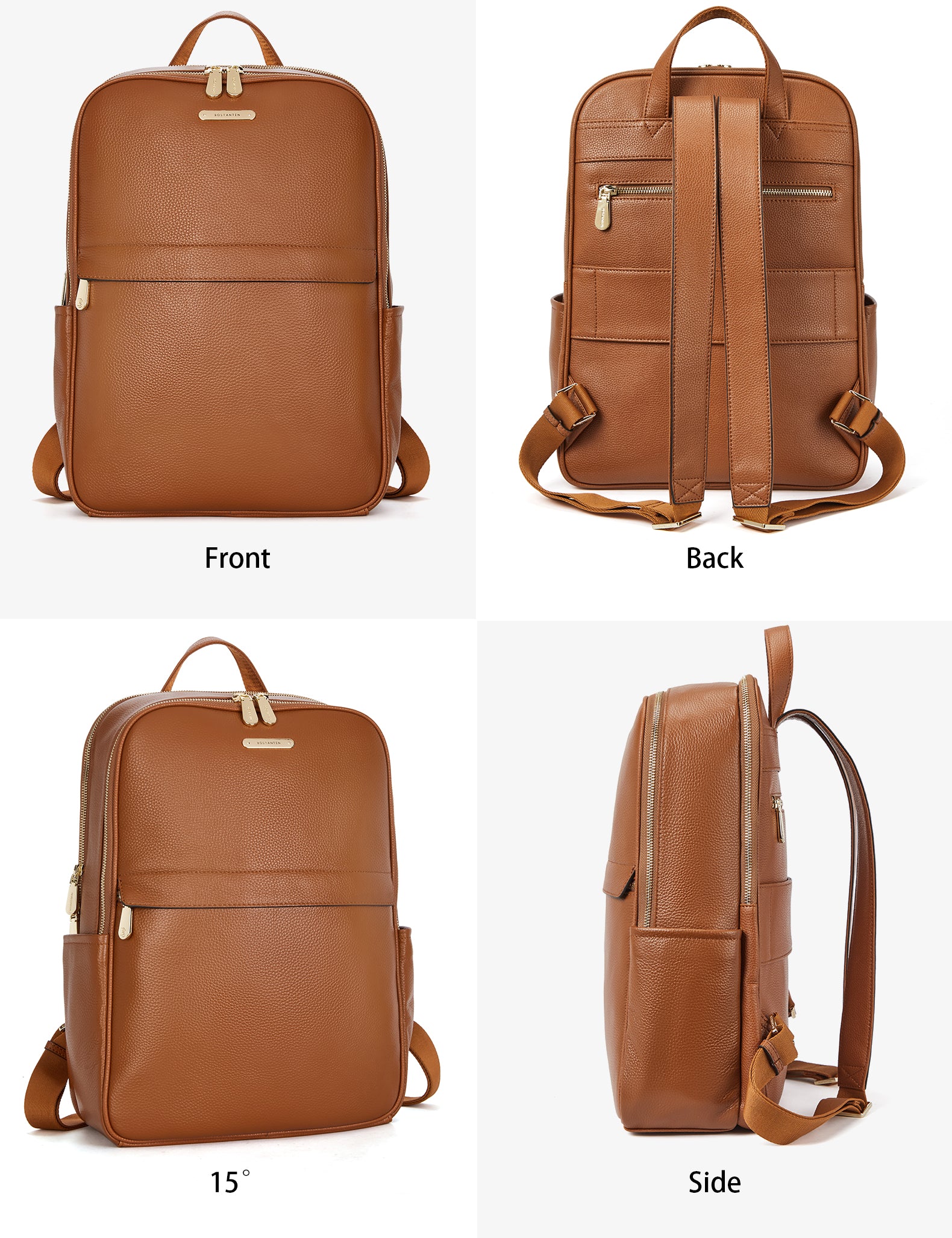 Laptop Backpack for Women - Premium Leather - Image 13
