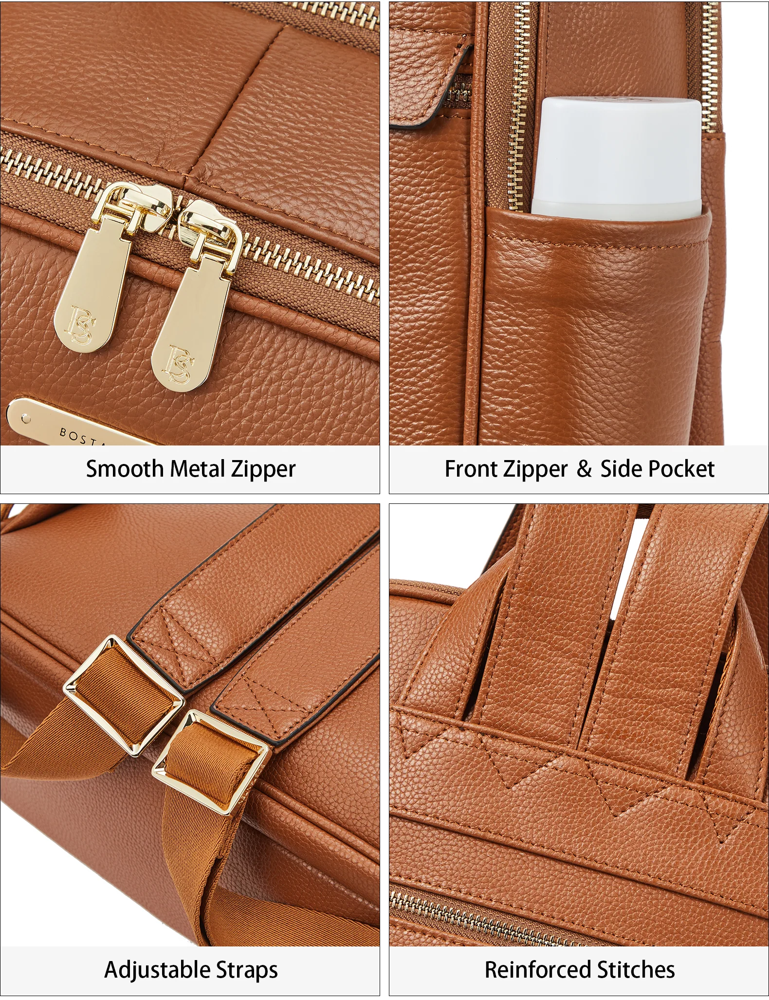 Laptop Backpack for Women - Premium Leather - Image 14