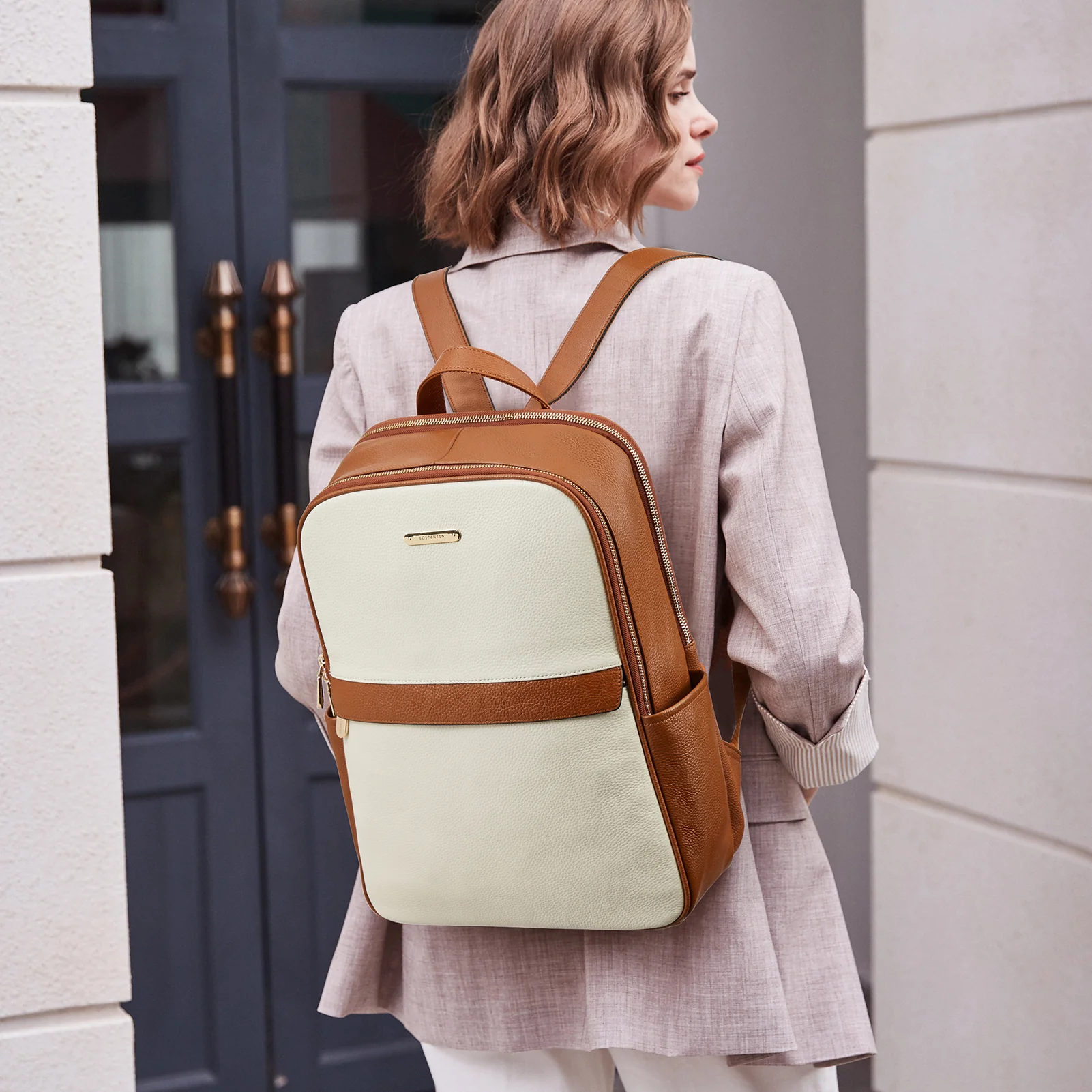 Laptop Backpack for Women - Premium Leather - Image 24