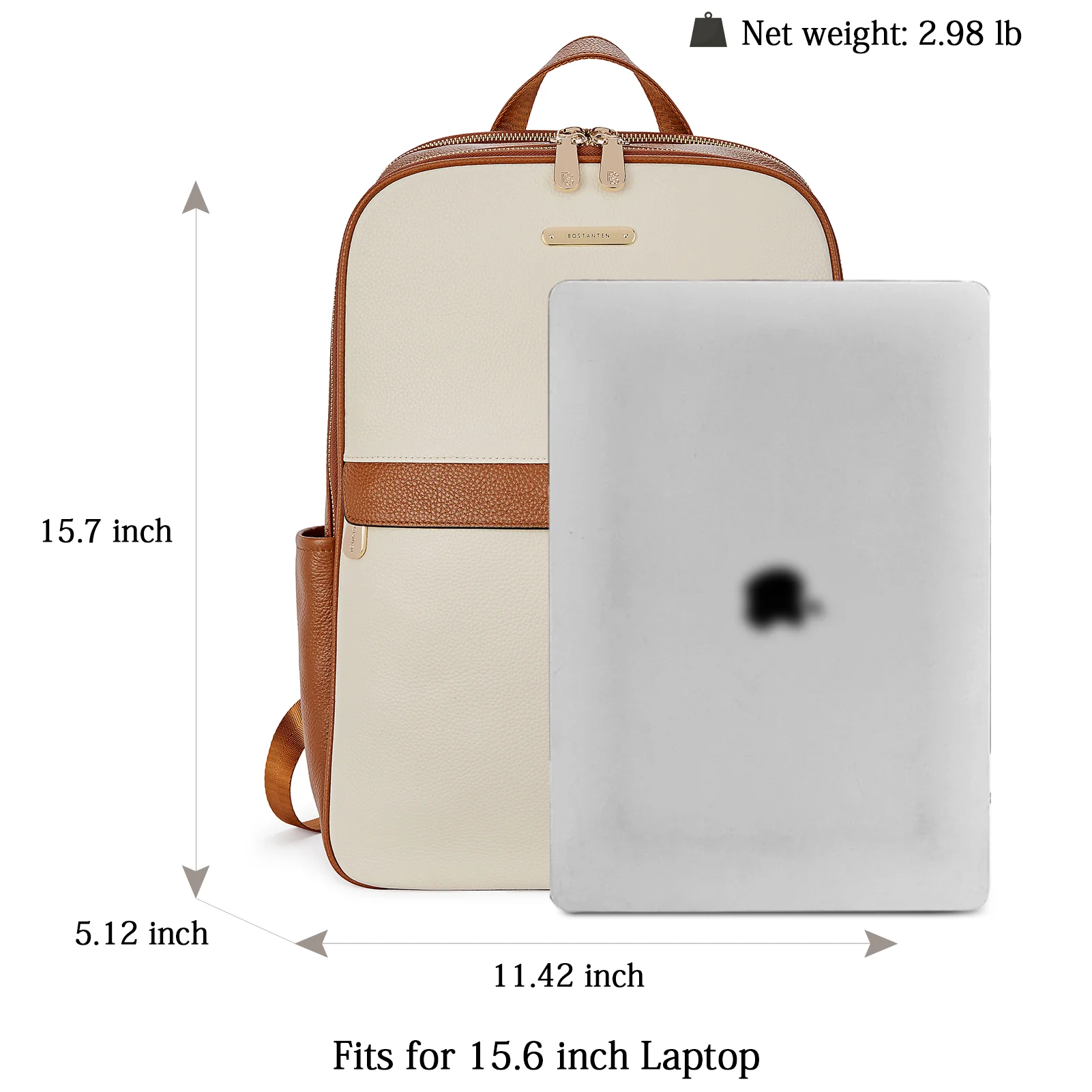 Laptop Backpack for Women - Premium Leather - Image 25