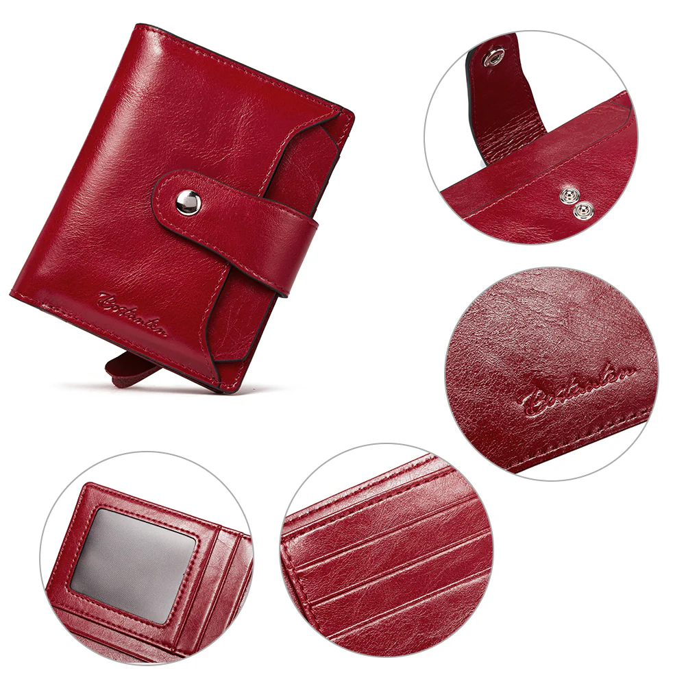 Lnna Hand Tooled Leather Wallet - Genuine Leather - Image 6
