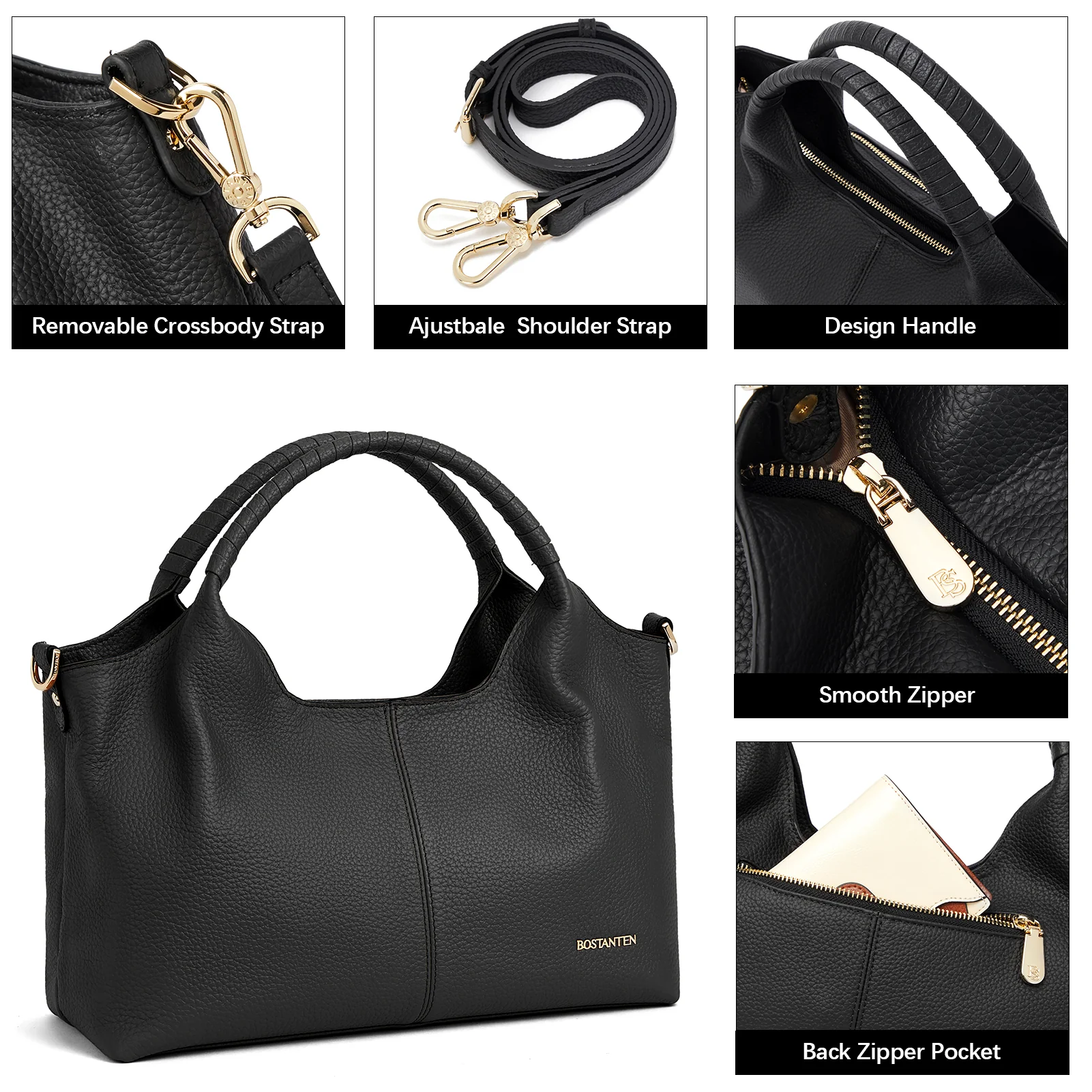 Nevin Genuine Leather Satchel Hobo Top Handle Tote Handbags - Image 26