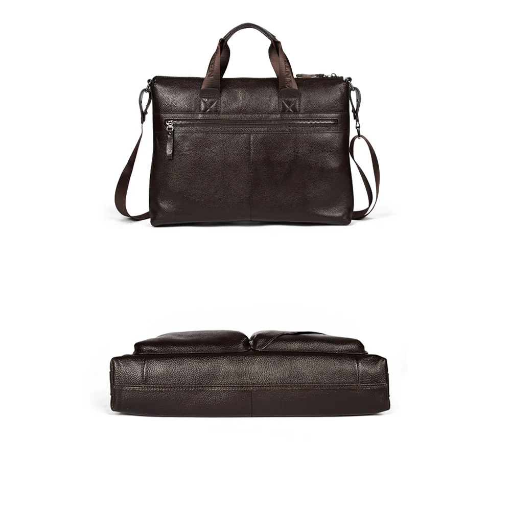 Royal Retro Premium Leather Classic Briefcase | 14ββ Laptop - Image 11