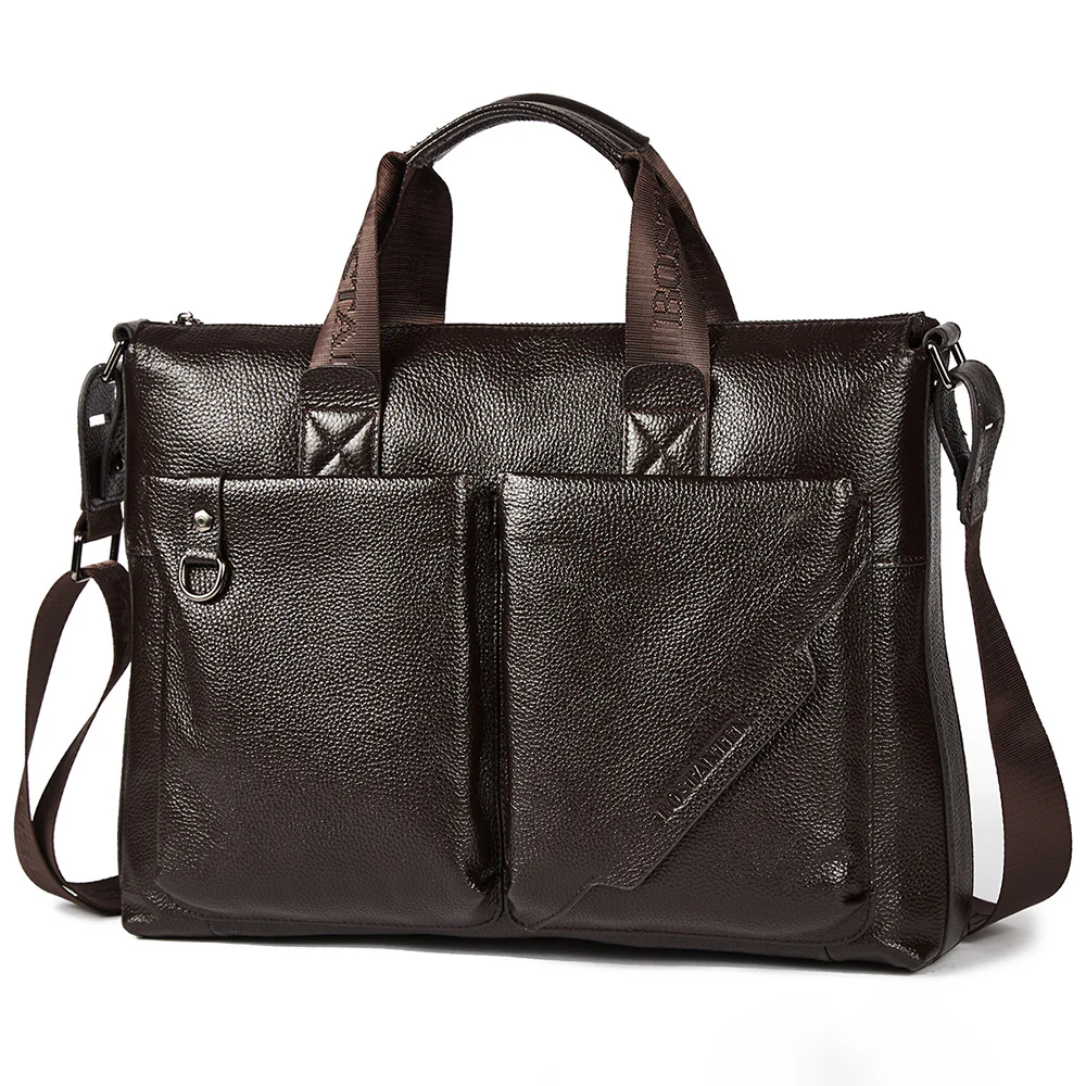 Royal Retro Premium Leather Classic Briefcase | 14ββ Laptop - Image 12