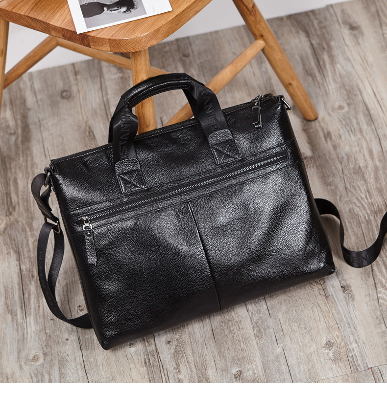 Royal Retro Premium Leather Classic Briefcase | 14ββ Laptop - Image 16