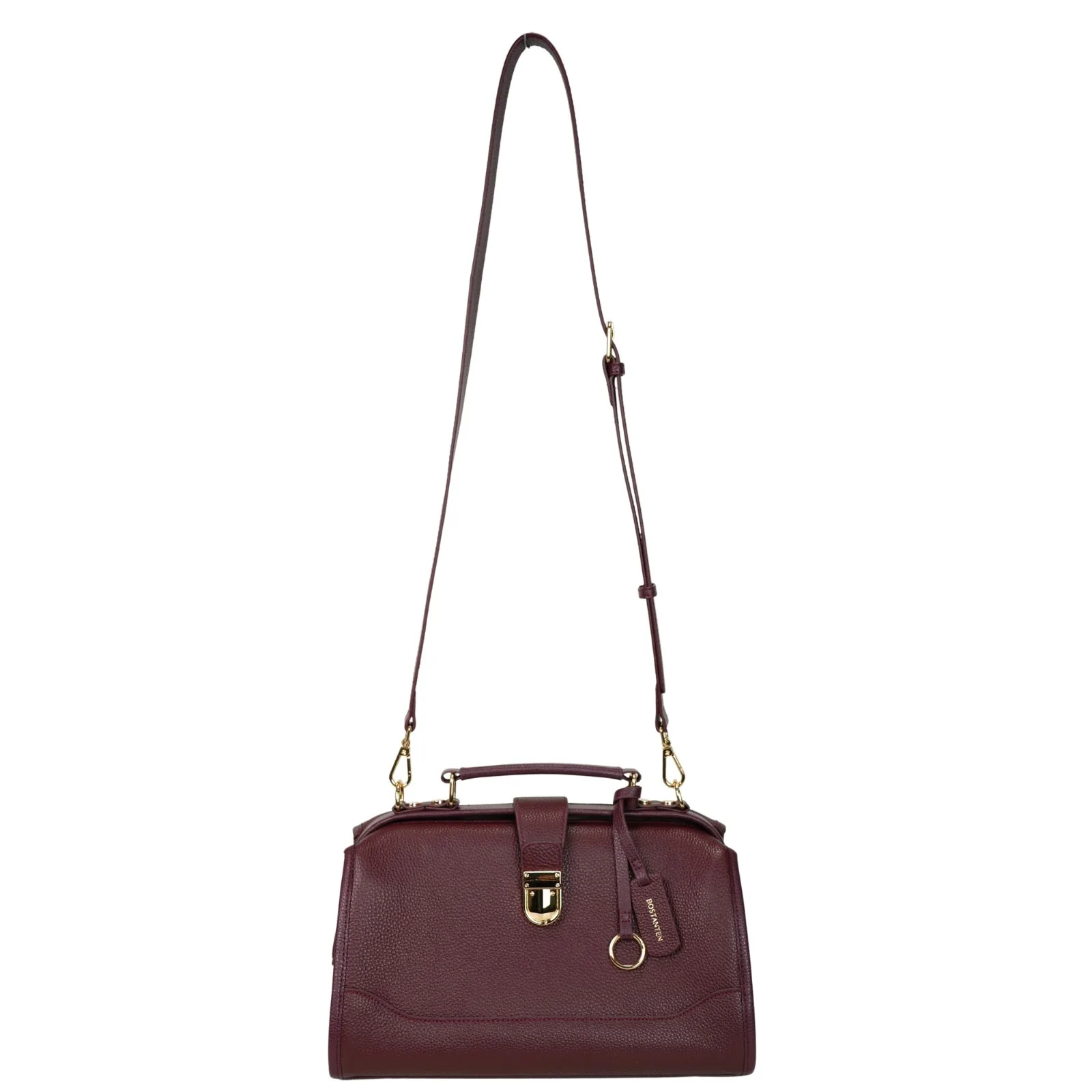 Timeless Grace Doctor Bag - Full Grain Pebble Leather - Image 6