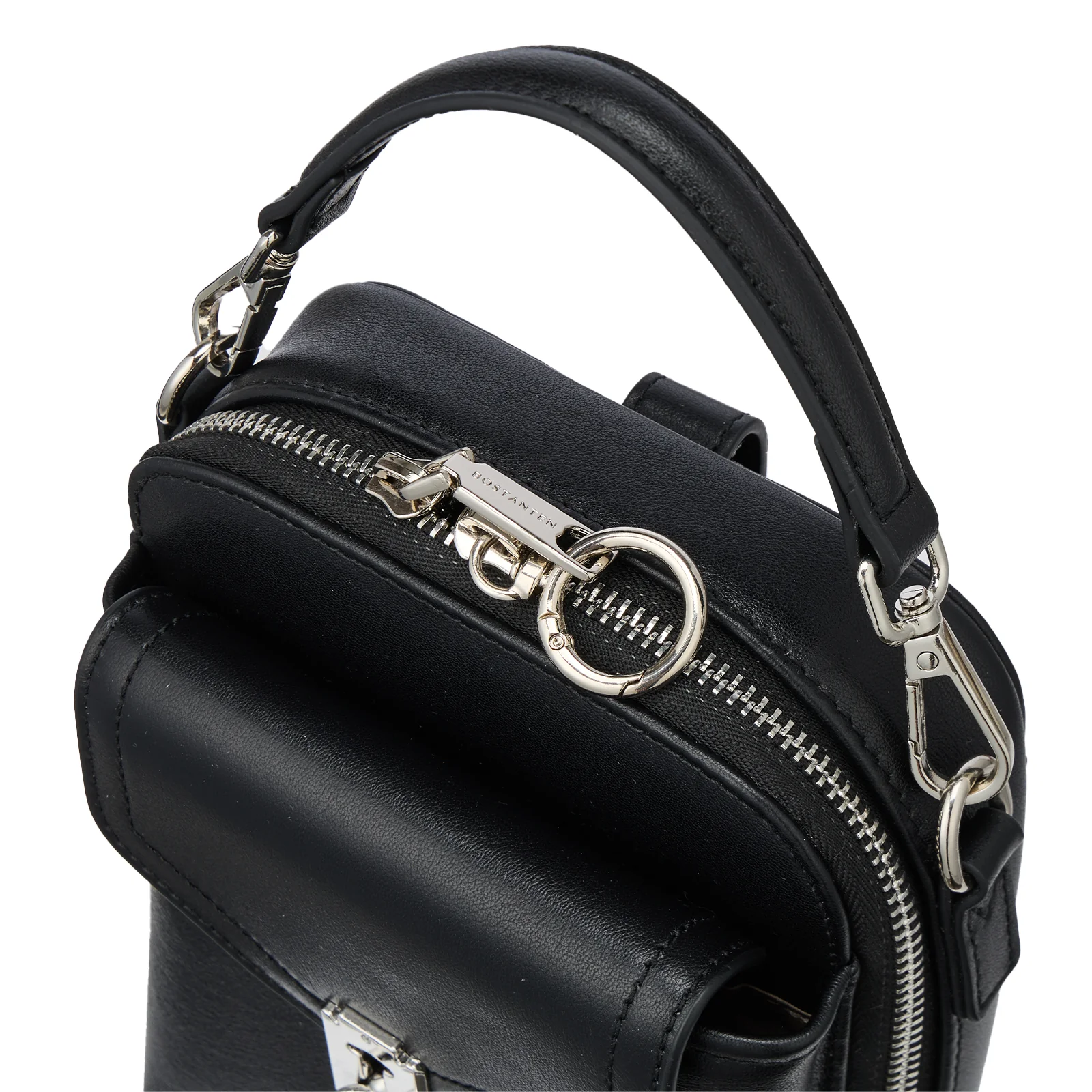 Nevin Vegetable-Tanned Genuine Leather Crossbody Phone Bag - Image 12