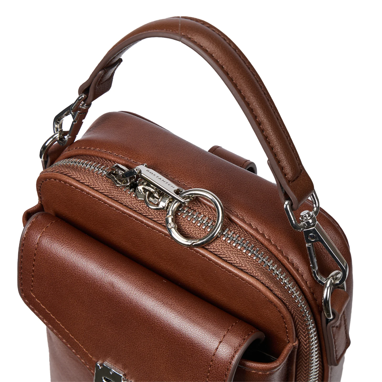 Nevin Vegetable-Tanned Genuine Leather Crossbody Phone Bag - Image 23